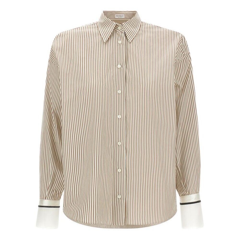 Brunello Cucinelli Women 'Monile' Cuffed Shirt